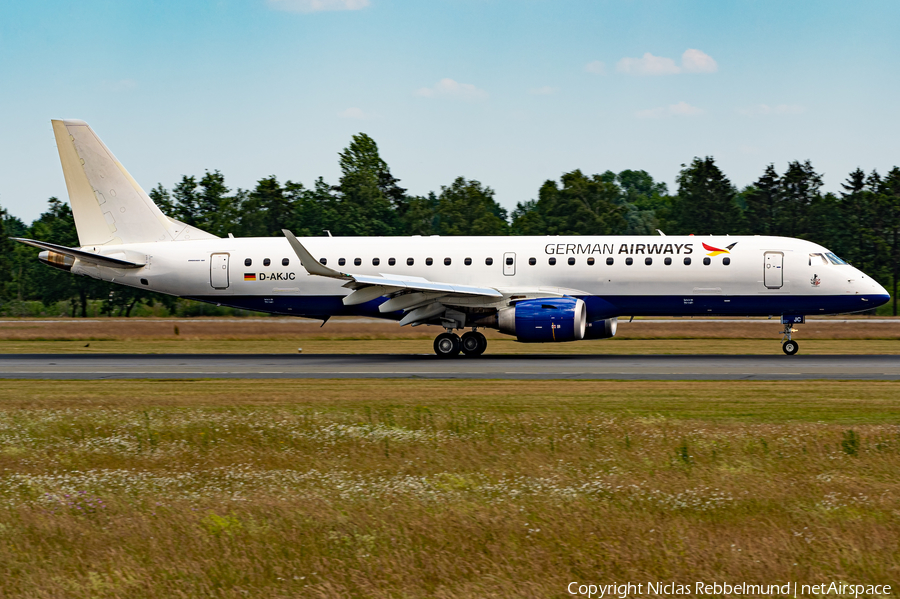 German Airways Embraer ERJ-190SR (ERJ-190-100SR) (D-AKJC) | Photo 513480