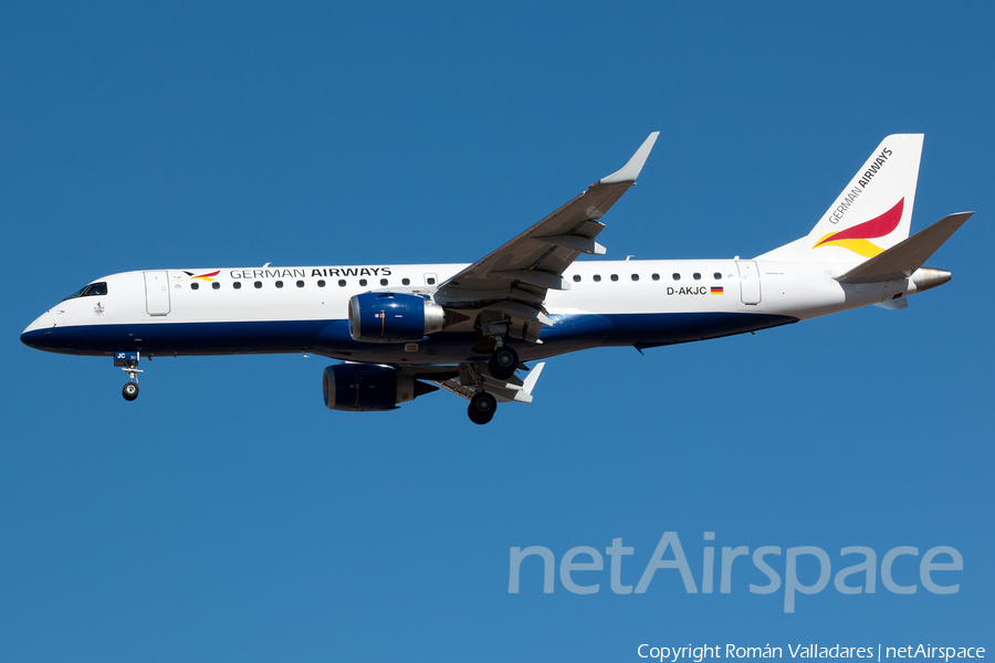 German Airways Embraer ERJ-190SR (ERJ-190-100SR) (D-AKJC) | Photo 522394