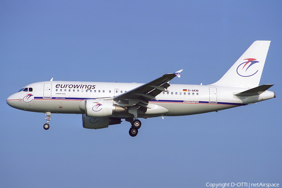 Eurowings Airbus A319-112 (D-AKNI) | Photo 415828