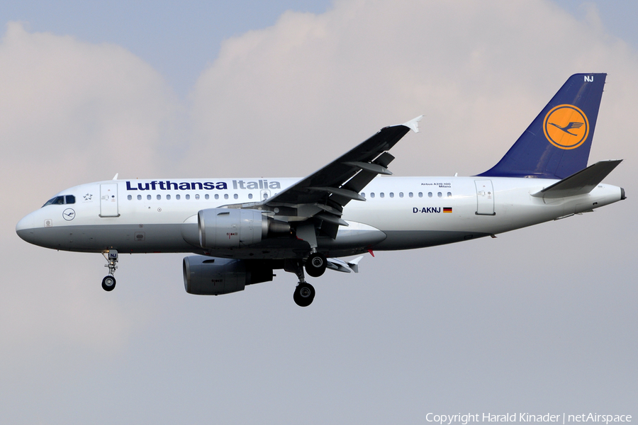 Lufthansa Italia Airbus A319-112 (D-AKNJ) | Photo 311185