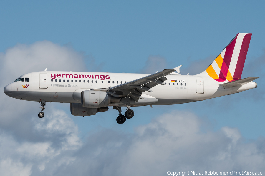 Germanwings Airbus A319-112 (D-AKNL) | Photo 267247