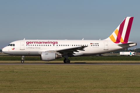 Germanwings Airbus A319-112 (D-AKNN) at  Amsterdam - Schiphol, Netherlands