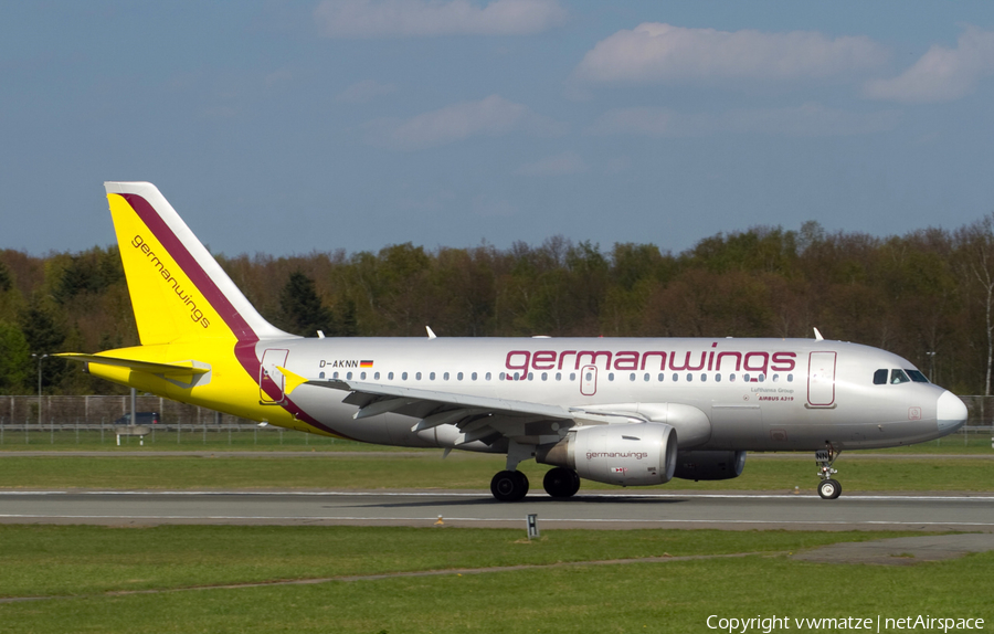 Germanwings Airbus A319-112 (D-AKNN) | Photo 118542