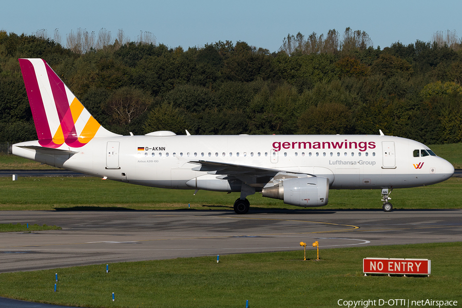 Germanwings Airbus A319-112 (D-AKNN) | Photo 192133