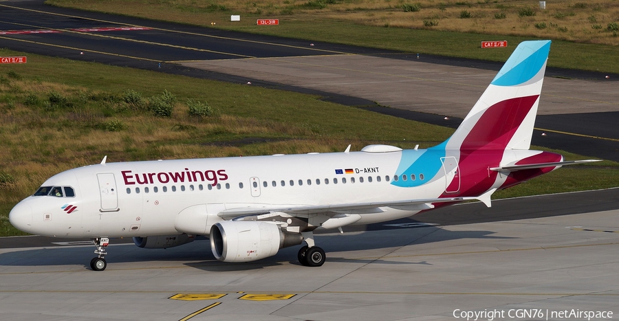 Eurowings Airbus A319-112 (D-AKNT) | Photo 637277