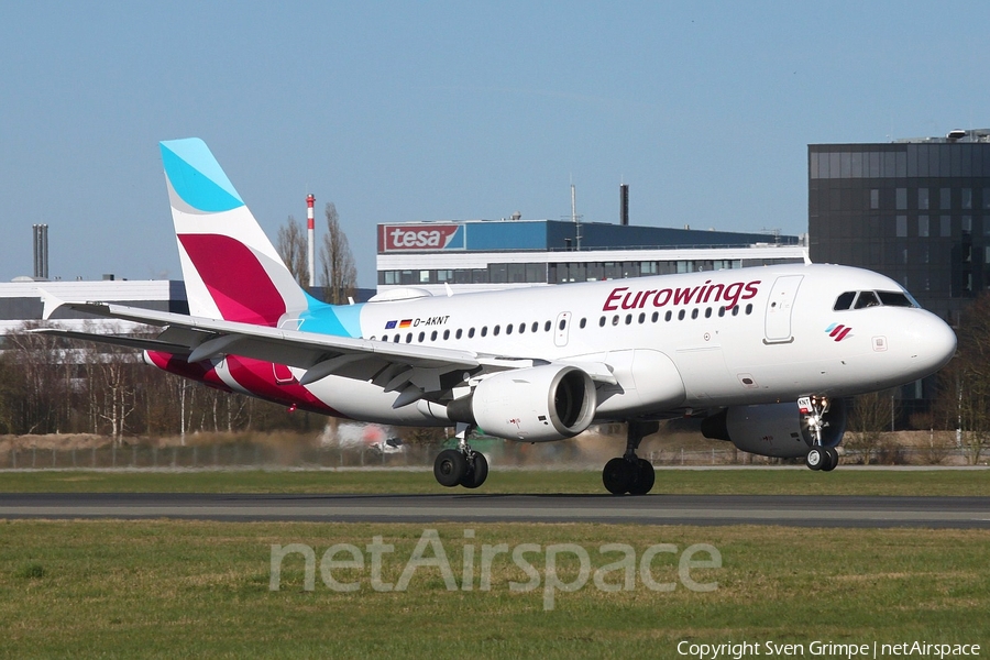 Eurowings Airbus A319-112 (D-AKNT) | Photo 377286