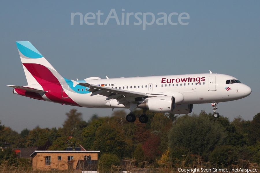 Eurowings Airbus A319-112 (D-AKNT) | Photo 403744