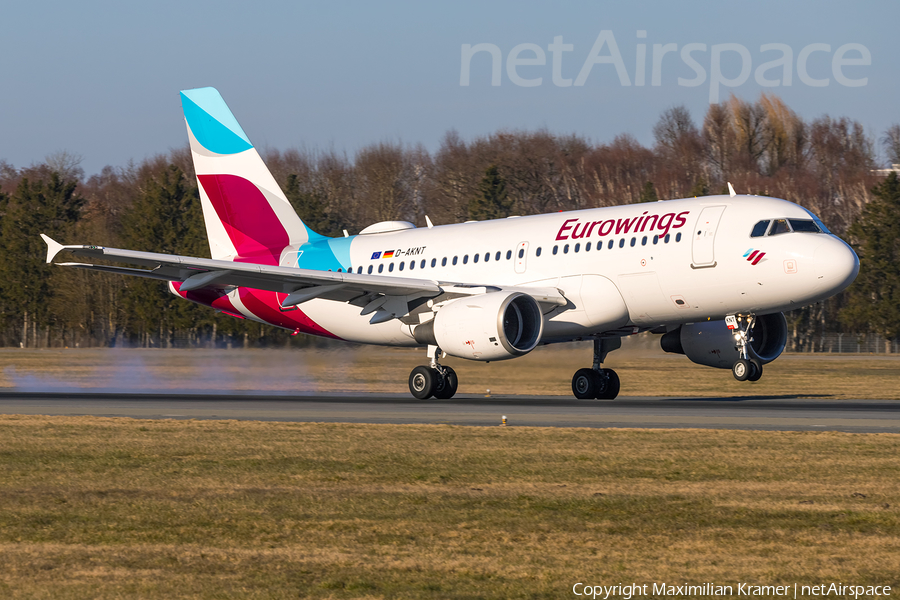 Eurowings Airbus A319-112 (D-AKNT) | Photo 521295