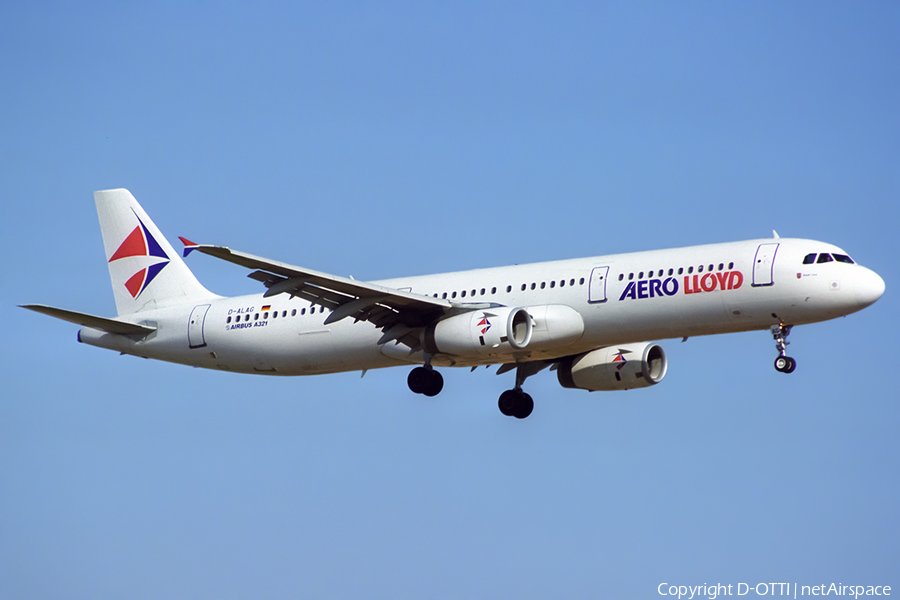 Aero Lloyd Airbus A321-231 (D-ALAG) | Photo 428522