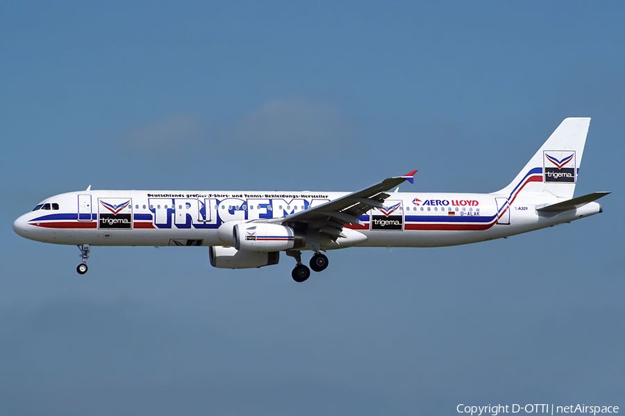 Aero Lloyd Airbus A321-231 (D-ALAK) | Photo 482395