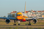 DHL (European Air Transport Leipzig) Boeing 757-236(SF) (D-ALEB) at  Lisbon - Portela, Portugal
