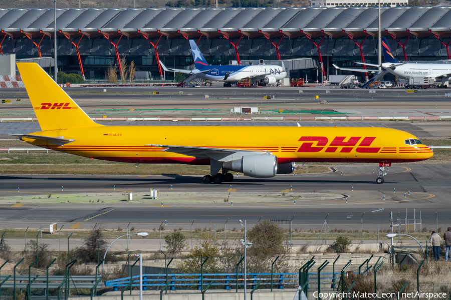 DHL (European Air Transport Leipzig) Boeing 757-2Q8(PCF) (D-ALES) | Photo 360542