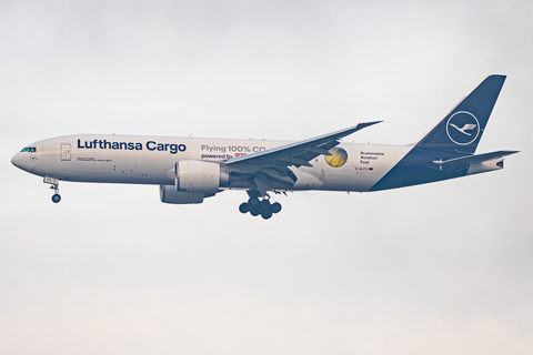 Lufthansa Cargo Boeing 777-FBT (D-ALFG) at  Frankfurt am Main, Germany