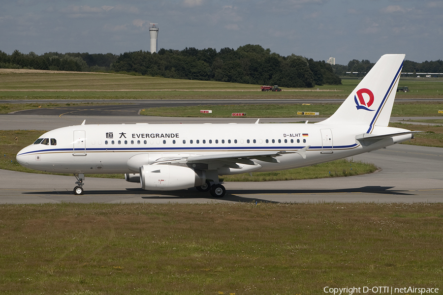 Evergrande Airbus A319-133X CJ (D-ALHT) | Photo 389253