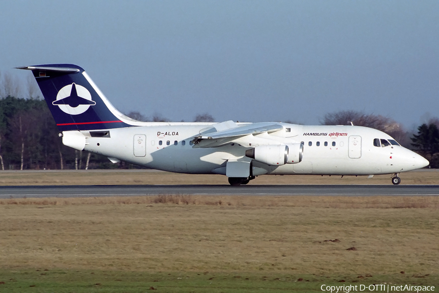 Hamburg Airlines BAe Systems BAe-146-200 (D-ALOA) | Photo 145070