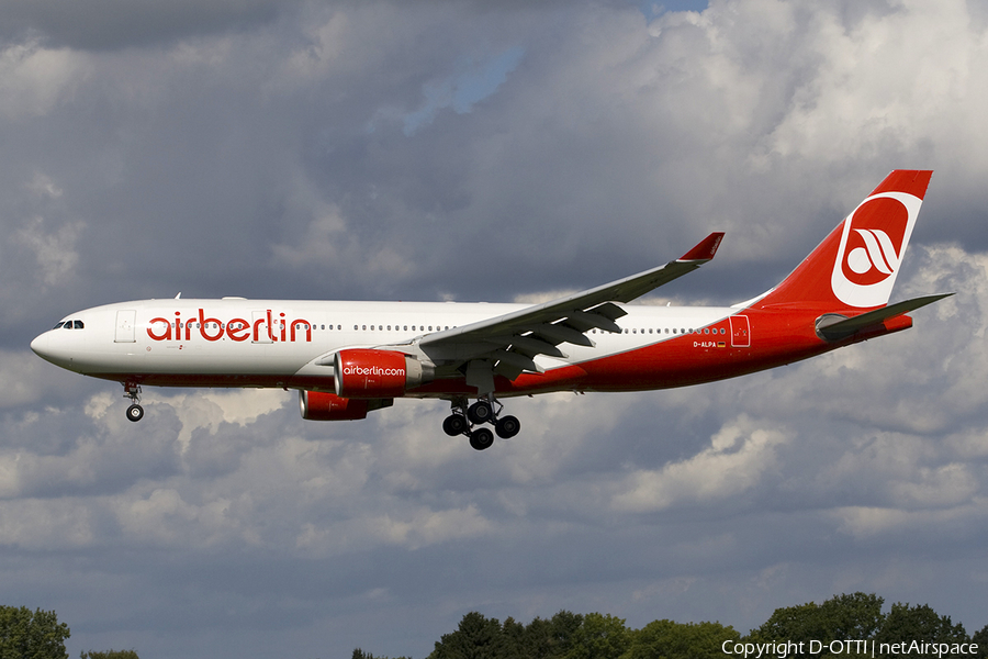 Air Berlin Airbus A330-223 (D-ALPA) | Photo 277503