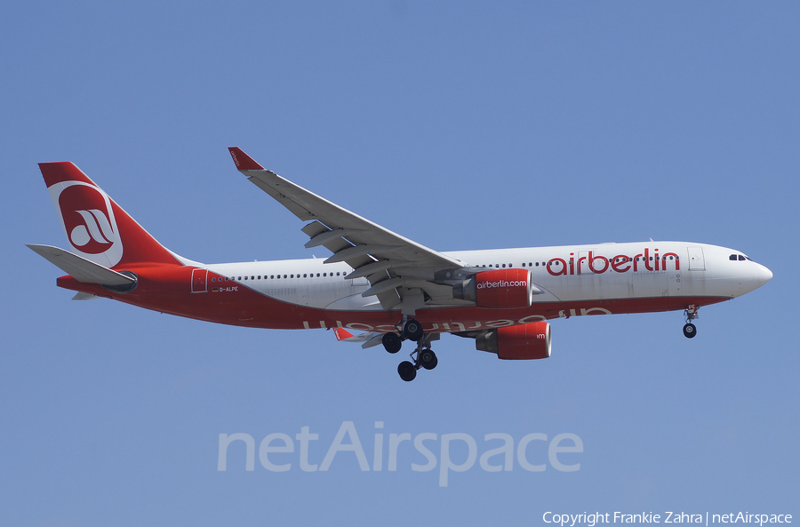 Air Berlin Airbus A330-223 (D-ALPE) | Photo 31412
