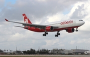 Air Berlin Airbus A330-223 (D-ALPF) at  Miami - International, United States