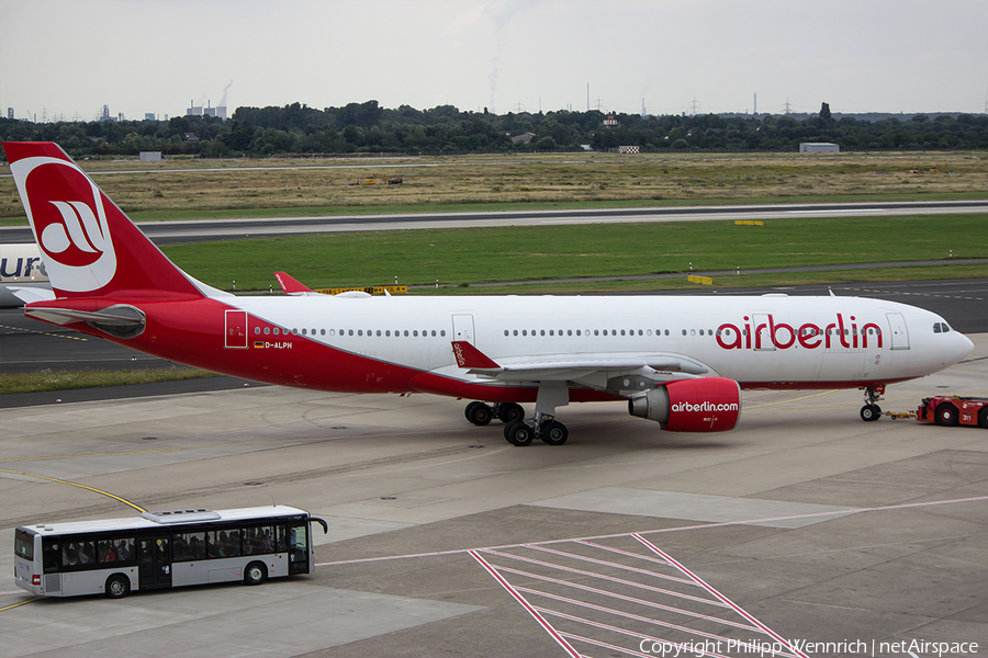 Air Berlin Airbus A330-223 (D-ALPH) | Photo 117432