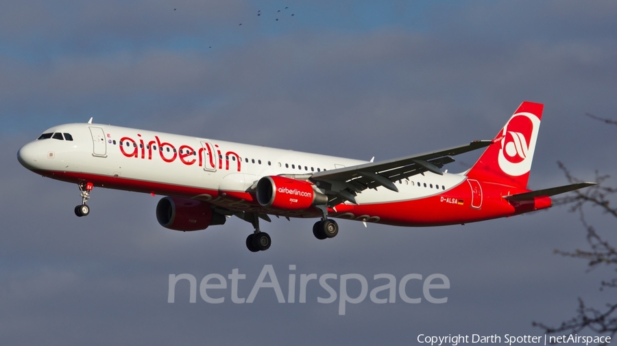 Air Berlin Airbus A321-211 (D-ALSA) | Photo 215110