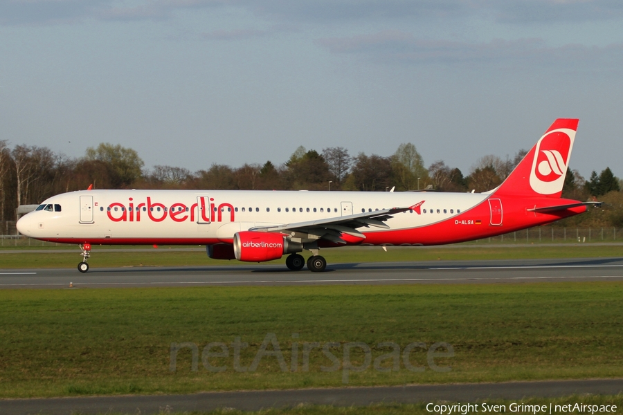 Air Berlin Airbus A321-211 (D-ALSA) | Photo 430507