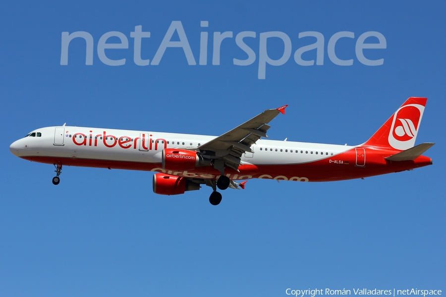 Air Berlin Airbus A321-211 (D-ALSA) | Photo 340699