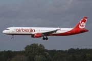 Air Berlin Airbus A321-211 (D-ALSB) at  Hamburg - Fuhlsbuettel (Helmut Schmidt), Germany