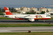 LTU International Airbus A320-214 (D-ALTC) at  Lisbon - Portela, Portugal