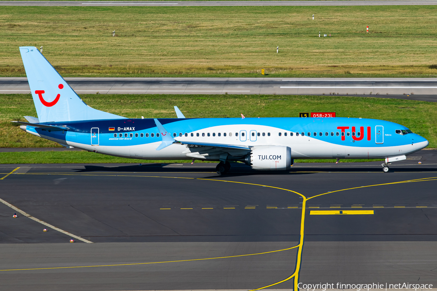 TUI Airlines Germany Boeing 737-8 MAX (D-AMAX) | Photo 477348