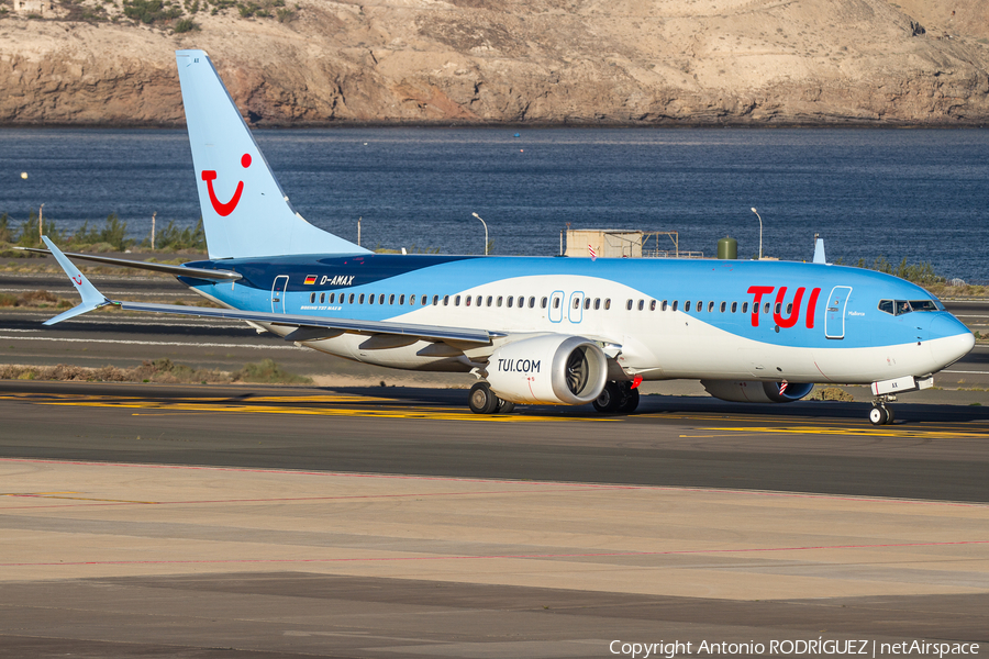 TUI Airlines Germany Boeing 737-8 MAX (D-AMAX) | Photo 498239
