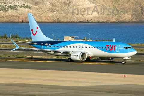 TUIfly Boeing 737-8 MAX (D-AMAY) at  Gran Canaria, Spain