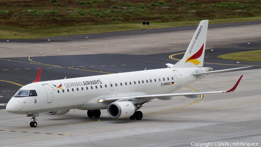 German Airways Embraer ERJ-190AR (ERJ-190-100IGW) (D-AMWO) | Photo 628554