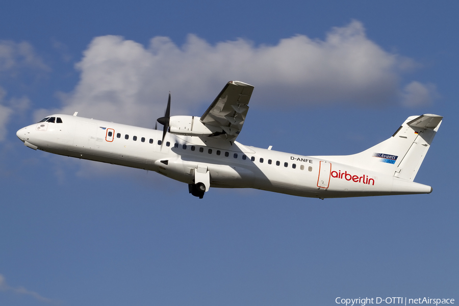 Air Berlin (Avanti Air) ATR 72-202 (D-ANFE) | Photo 413862