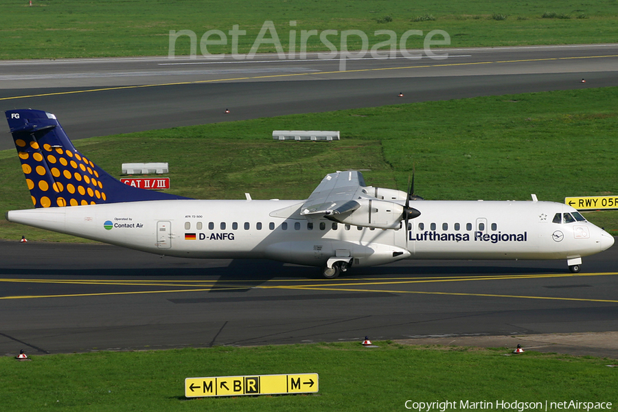 Lufthansa Regional (Contact Air) ATR 72-500 (D-ANFG) | Photo 8878