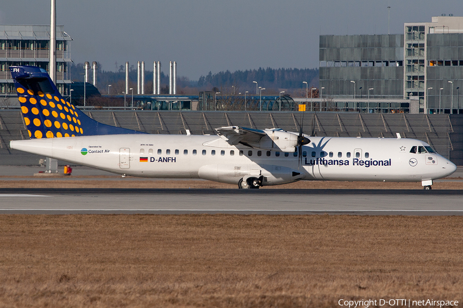 Lufthansa Regional (Contact Air) ATR 72-500 (D-ANFH) | Photo 237447