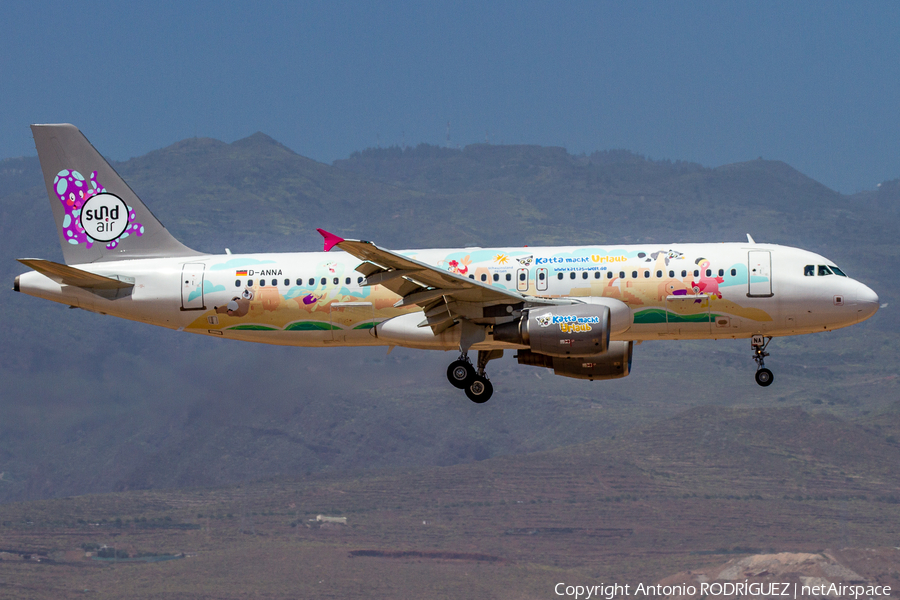 Sundair Airbus A320-214 (D-ANNA) | Photo 440503