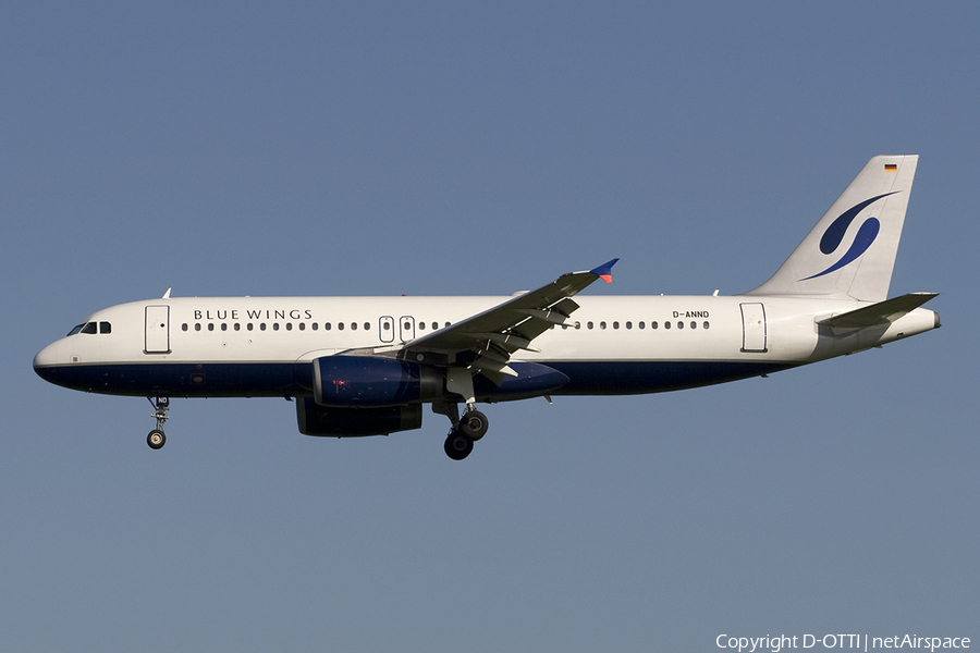 Blue Wings Airbus A320-232 (D-ANND) | Photo 277501