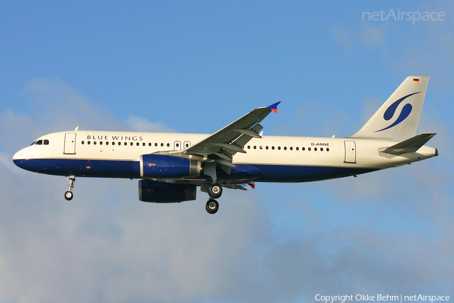 Blue Wings Airbus A320-232 (D-ANNE) | Photo 38246