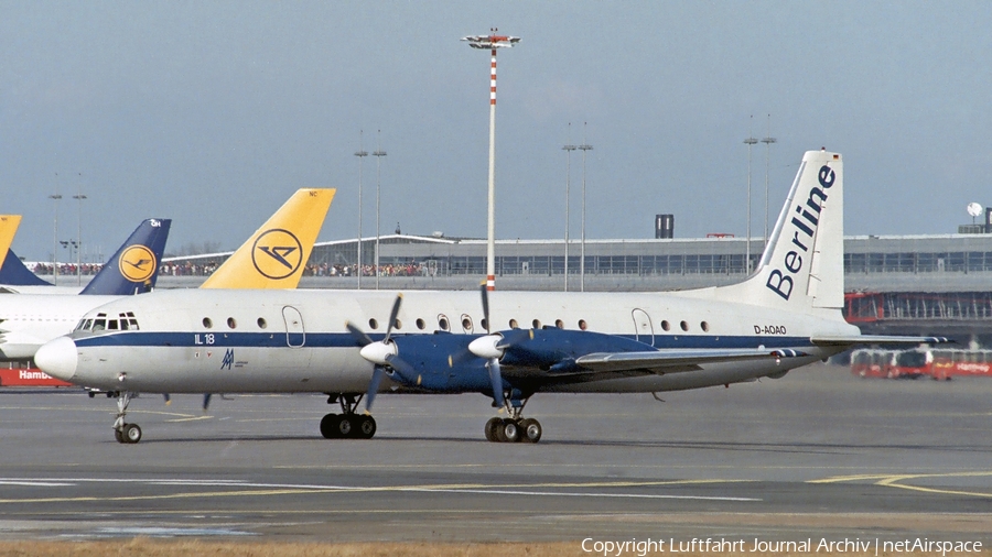 BerLine Ilyushin Il-18D (D-AOAO) | Photo 409339