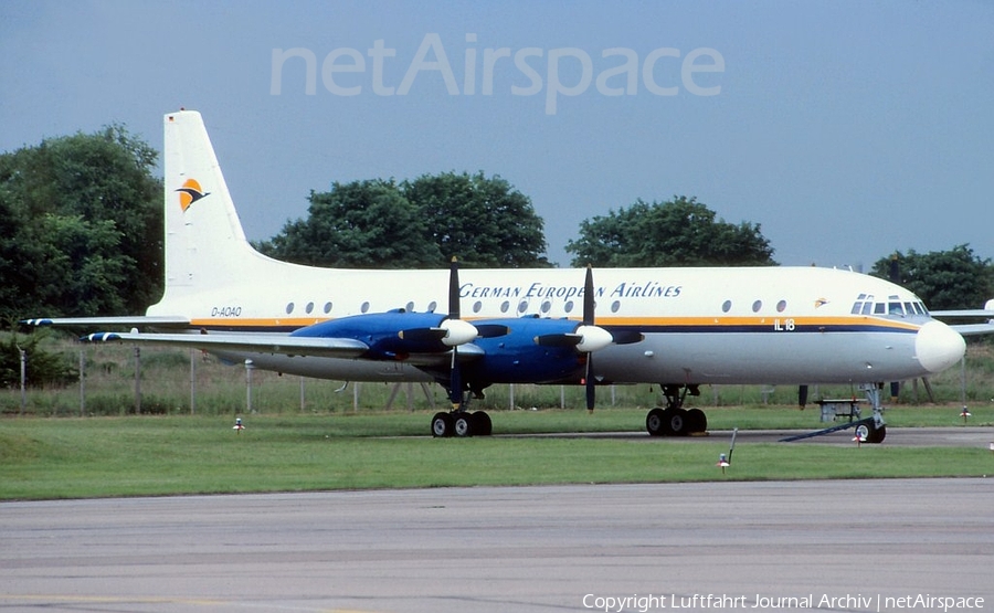 German European Airlines Ilyushin Il-18D (D-AOAO) | Photo 406849