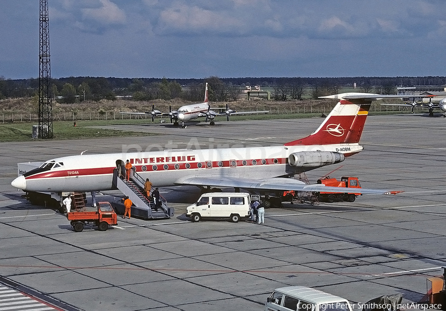 Interflug Tupolev Tu-134A-3 (D-AOBM) | Photo 213198