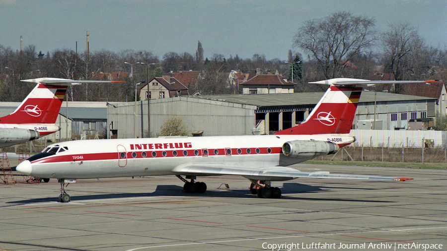 Interflug Tupolev Tu-134A-3 (D-AOBM) | Photo 400628