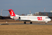 OLT - Ostfriesische Lufttransport Fokker 100 (D-AOLG) at  Bremen, Germany