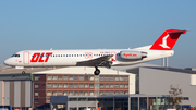 OLT - Ostfriesische Lufttransport Fokker 100 (D-AOLG) at  Hamburg - Finkenwerder, Germany