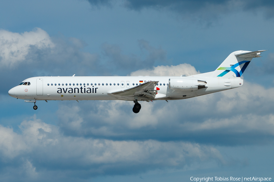 Avanti Air Fokker 100 (D-AOLH) | Photo 325765