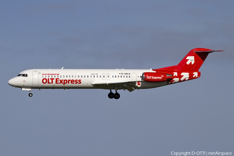 OLT Express Fokker 100 (D-AOLH) | Photo 394628