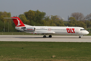 OLT - Ostfriesische Lufttransport Fokker 100 (D-AOLH) at  Hamburg - Finkenwerder, Germany