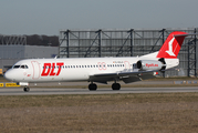 OLT - Ostfriesische Lufttransport Fokker 100 (D-AOLH) at  Hamburg - Finkenwerder, Germany