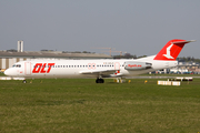 OLT - Ostfriesische Lufttransport Fokker 100 (D-AOLH) at  Hamburg - Finkenwerder, Germany