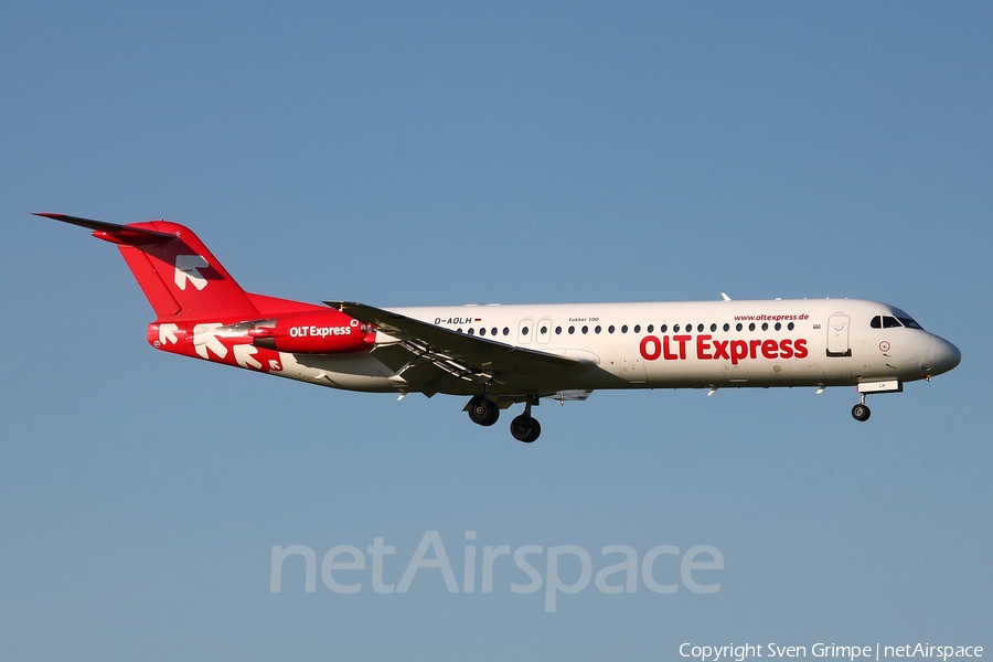 OLT - Ostfriesische Lufttransport Fokker 100 (D-AOLH) | Photo 101647